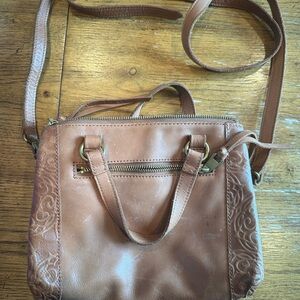 The Sak Collective- Elegant Tan Leather Backpack